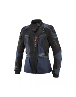 Geaca moto femei Touring/Adventure Ixon All season/vara Odin LS - Albastru/Negru/Rosu