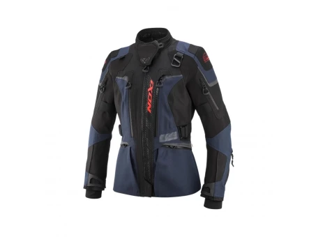 Geaca moto femei Touring/Adventure Ixon All season/vara Odin LS - Albastru/Negru/Rosu | 1051020493047