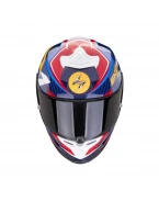 Casca integrala sport SCORPION EXO-R1 EVO AIR COUP - Albastru/Rosu/Galben