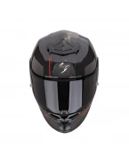 Cască integrală sport SCORPION EXO-R1 EVO CARBON AIR CYNERGY - Negru/Rosu | 110-491-24