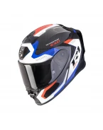 Cască integrală Scorpion EXO R1 EVO Air Carbon Propel - Negru/Alb/Rosu | 110-535-105