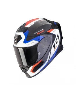 Cască integrală Scorpion EXO R1 EVO Air Carbon Propel - Negru/Alb/Rosu