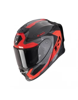Cască integrală Scorpion EXO R1 EVO Air Carbon Propel - Negru/Rosu