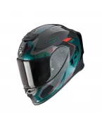 Cască integrală Scorpion EXO R1 EVO Air Carbon Propel - Negru/Verde | 110-535-66