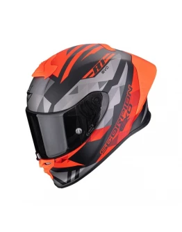 Cască integrală sport Scorpion EXO-R1 EVO II Air Valere - Negru mat/Rosu
