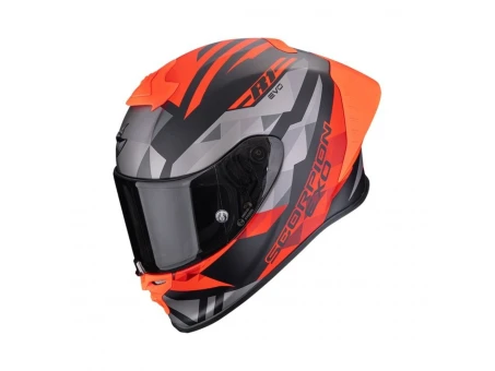 Cască integrală sport Scorpion EXO-R1 EVO II Air Valere - Negru mat/Rosu | 111-511-24
