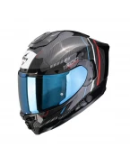 Cască integrală SCORPION EXO-1500 Carbon Air Zity - Negru/Rosu/Albastru | 115-518-323