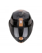 Casca flip-back Scorpion EXO-Tech EVO Traveller - Negru/Bronz | 118-478-354