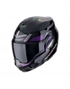 Casca flip-back Scorpion EXO Tech Evo Conquer Helmet - Negru/Cameleon | 118-487-38