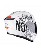 Cască integrală copii Scorpion EXO-JNR Air Boun - Alb/Negru | 120-436-55