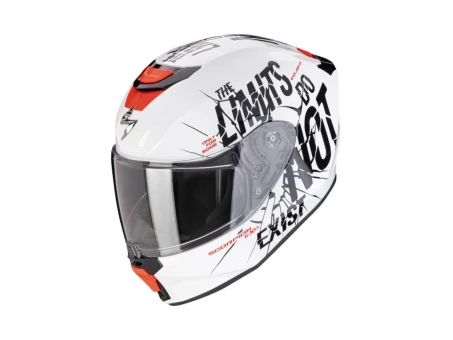 Cască integrală copii Scorpion EXO-JNR Air Boun - Alb/Negru | 120-436-55