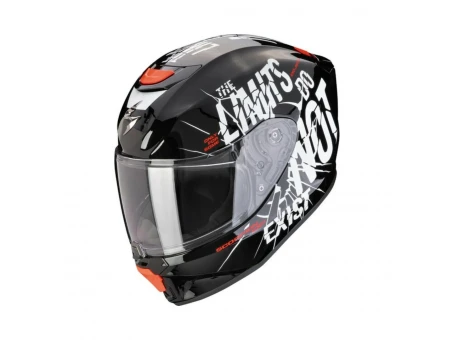 Cască integrală copii Scorpion EXO-JNR Air Boun - Negru/Alb | 120-436-63