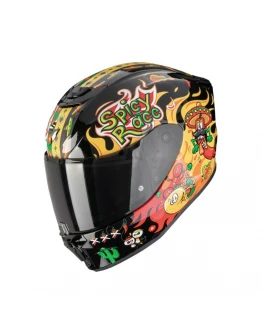 Cască integrală copii SCORPION EXO-JNR AIR YUCATAN - Negru/Galben/Rosu