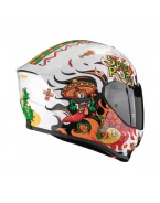 Cască integrală copii SCORPION EXO-JNR AIR YUCATAN - Alb/Portocaliu/Negru | 120-539-390