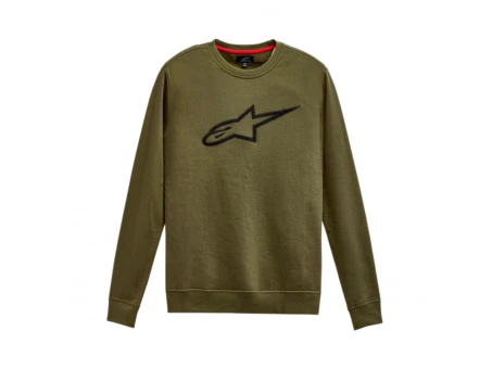 Bluza Alpinestars Ageless Crew Fleece - Verde/Negru | 1212-51322/6910