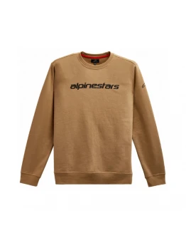 Bluză Alpinestars Linear Crew Fleece - Maro/Negru
