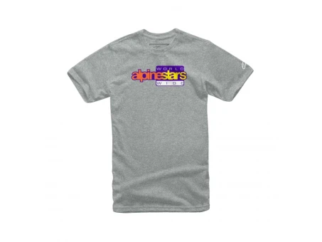Tricou Alpinestars World Wide Again - Gri | 1232-72236/1026