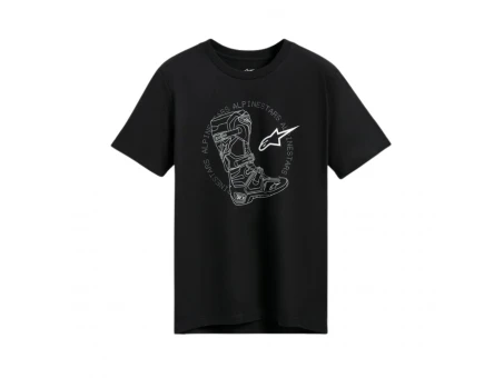 Tricou Alpinestars Tech Boot SS CSF - Negru | 1235-72370/10
