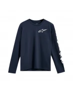 Tricou Alpinestars Trackside LS CSF - Navy | 1235-74100/70