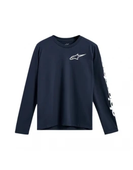 Tricou Alpinestars Trackside LS CSF - Navy