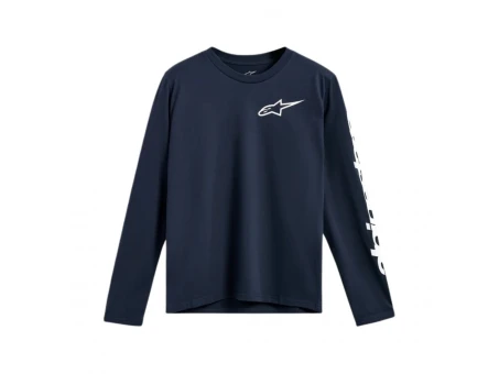 Tricou Alpinestars Trackside LS CSF - Navy | 1235-74100/70