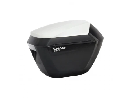 Cutii laterale cu capace colorate SHAD SH23 Alb
