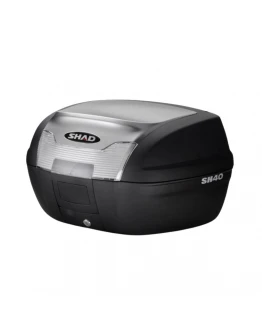 Top case cu capac colorat SHAD SH40 - Argintiu