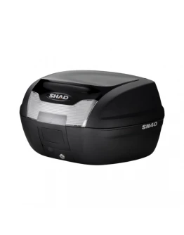 Top case cu capac colorat SHAD SH40 black metal