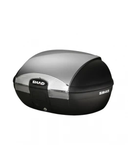 Top case cu capac colorat SHAD SH45 - Argintiu