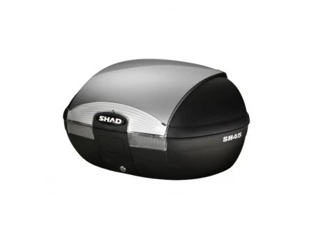 Top case cu capac colorat SHAD SH45 - Argintiu | 130.D0B45100+D1B45E05