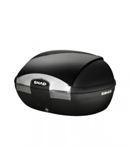 Top case cu capac colorat SHAD SH45 - Negru metal