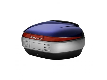 Top case cu capac colorat SHAD SH50 - Albastru | 130.D0B5000+D1B50E01