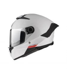 Casca integrala MT Thunder 4 SV A0 alb lucios (ochelari soare integrati)