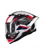Casca Integrala MT Thunder 4 SV Luminence A7 - Alb/Rosu/Albastru | 1308C38071