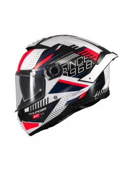 Casca Integrala MT Thunder 4 SV Luminence A7 - Alb/Rosu/Albastru