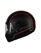 Casca integrala MT Jarama SV Wild B1 Retro Cafe Racer - Negru mat | 1320C43114