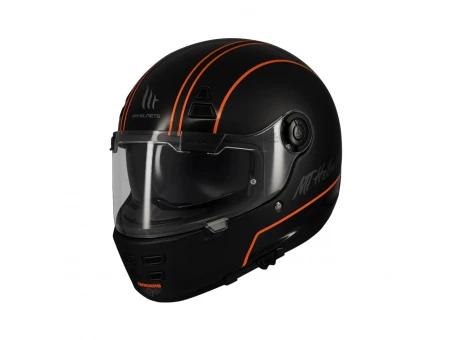 Casca integrala MT Jarama SV Wild B1 Retro Cafe Racer - Negru mat | 1320C43114