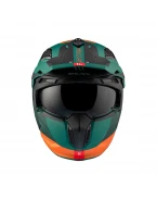 Cască MT Streetfighter SV S Totem C6, ochelari soare integrati - Verde mat | 13279951263