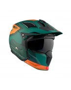 Cască MT Streetfighter SV S Totem C6, ochelari soare integrati - Verde mat | 13279951263