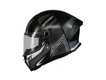 Casca integrala MT Stinger 2 Tron B12 - Negru/Gri | 13343801121