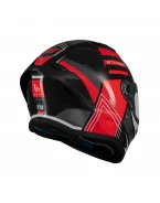 Casca integrala MT Stinger 2 Tron B15 -  Negru/Rosu | 13343801151