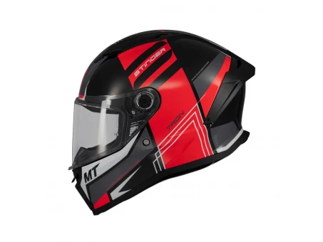 Casca integrala MT Stinger 2 Tron B15 -  Negru/Rosu | 13343801151