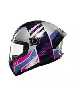 Cască integrală MT Stinger 2 Tron C8 vizieră MT-V-28B - Roz 