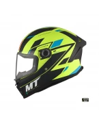 Casca integrala MT Stinger 2 Zivze C3 galben fluor mat