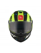 Casca integrala MT Stinger 2 Zivze C3 galben fluor mat
