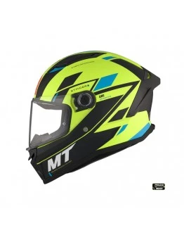 Casca integrala MT Stinger 2 Zivze C3 - Galben fluor mat
