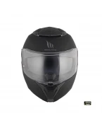 Casca Flip-up MT Atom 2 SV A1 negru mat (ochelari soare integrati) Pinlock Ready