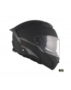 Casca Flip-up MT Atom 2 SV A1 negru mat (ochelari soare integrati) Pinlock Ready