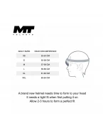 Cască open face MT Le Mans 2 S SV Luther B15, ochelari soare integrati - Rosu/Gri mat | 1339B361152