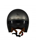 Casca open face moto MT Le Mans 2 S SV Scratched Chrome A2 (ochelari soare integrati) - Gri mat | 1339C36023